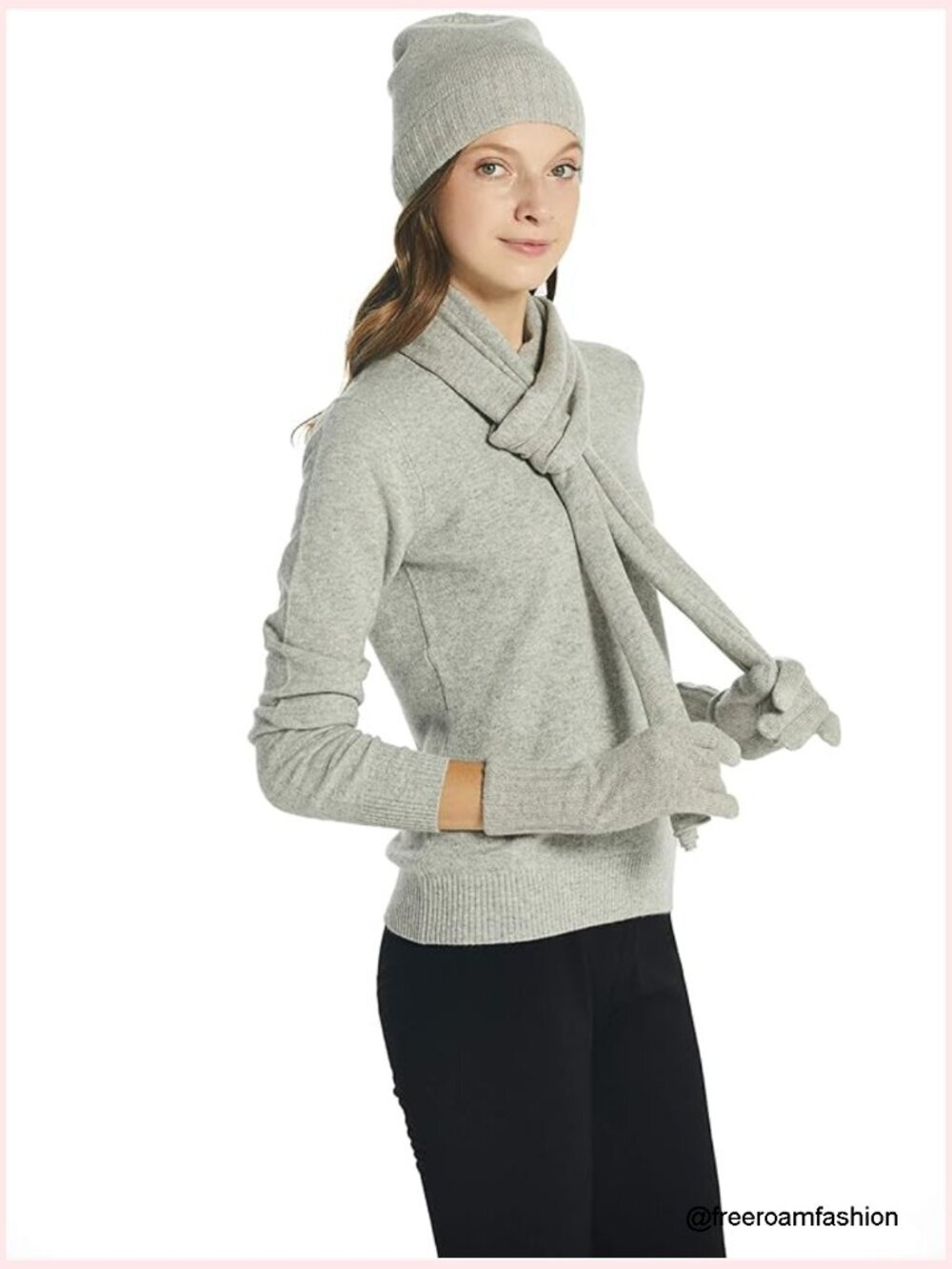 100% Cashmere Winter Scarf, Warm & Lightweight, 70x10, Gift Box